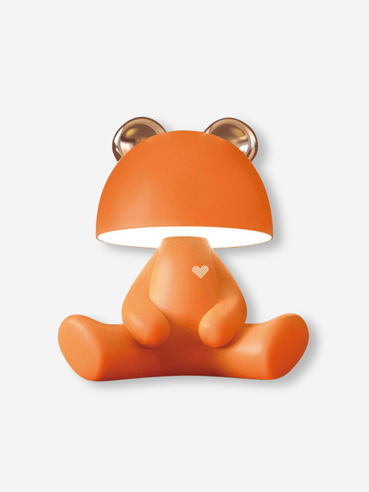 Lampe de Chevet Connectée - Animaux Mignons Orange / Modèle Ourson