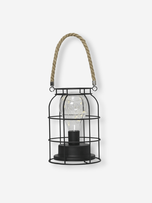 Lampe de Chevet Corde - Lanterne Éthérée Rond 18x12.5cm