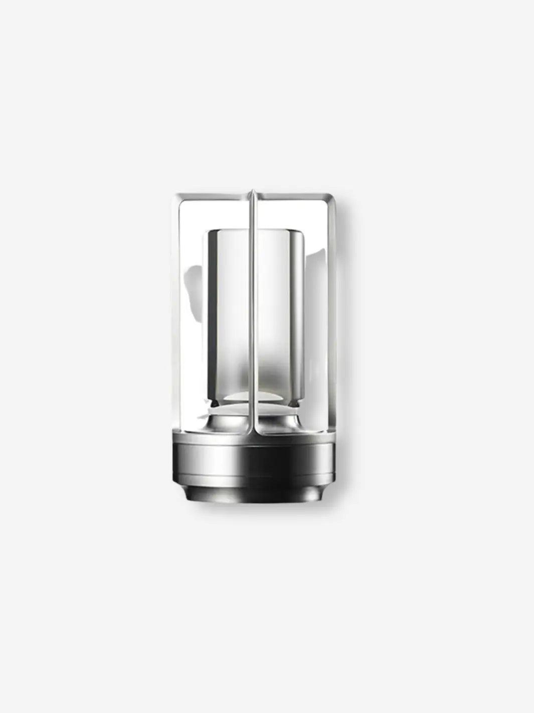 lampe de chevet industrielle argent portable sans fil pratique design industriel