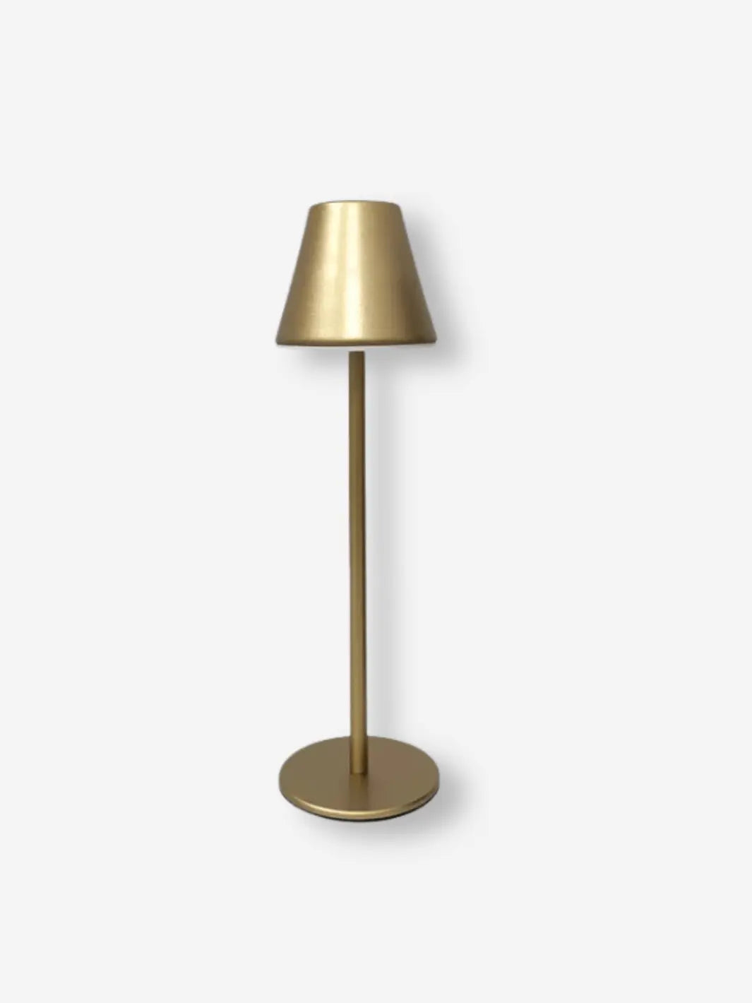 lampe de chevet portable sans fil nomade pratique or