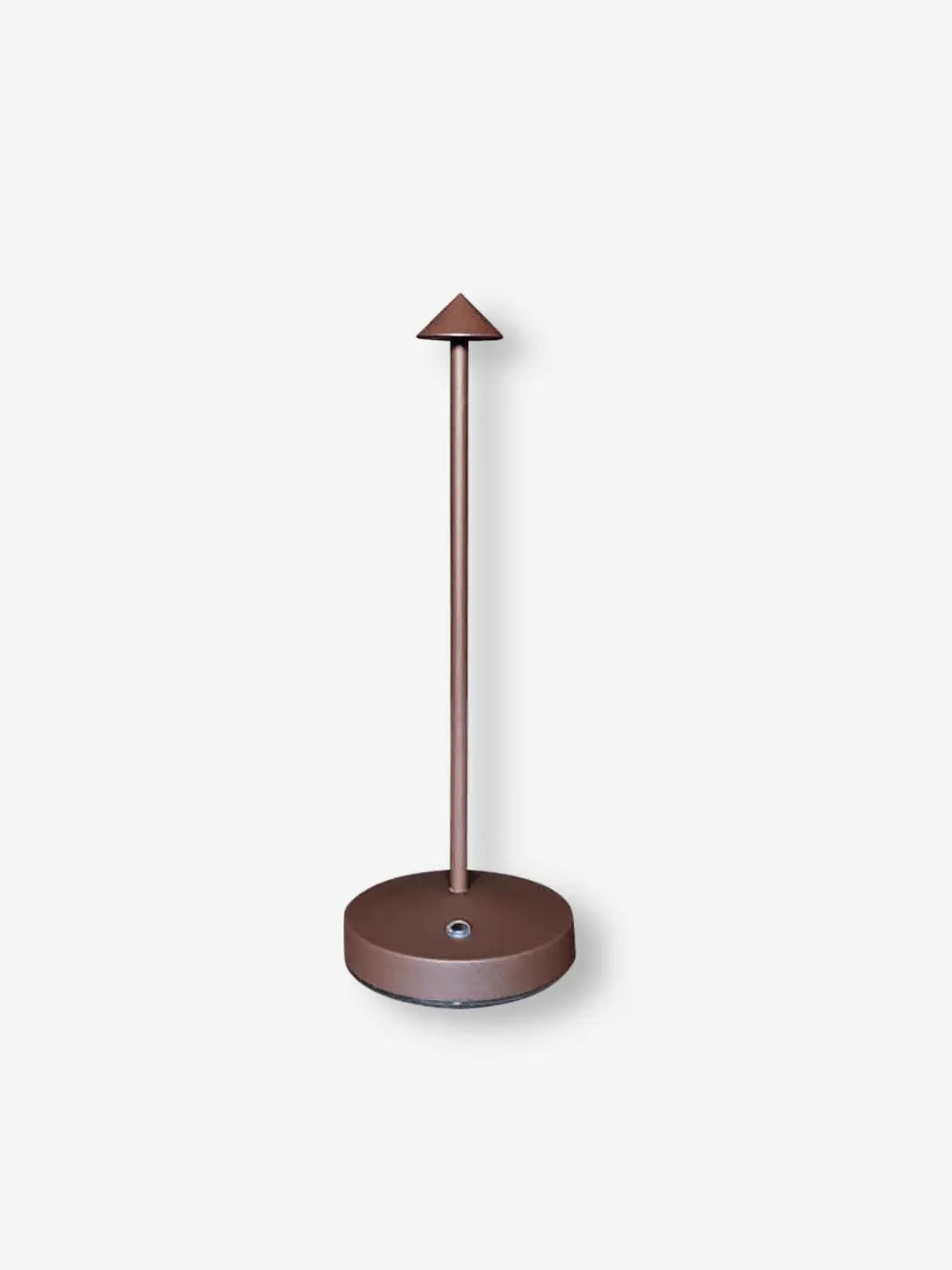 lampe de chevet rechargeable portable sans fil minimaliste pratique marron
