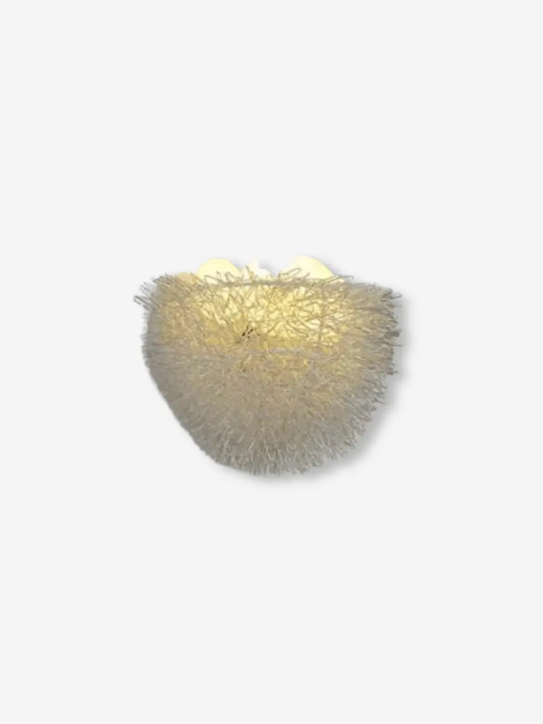 lampe de chevet murale representant un nid d oiseaux rempli d oeufs