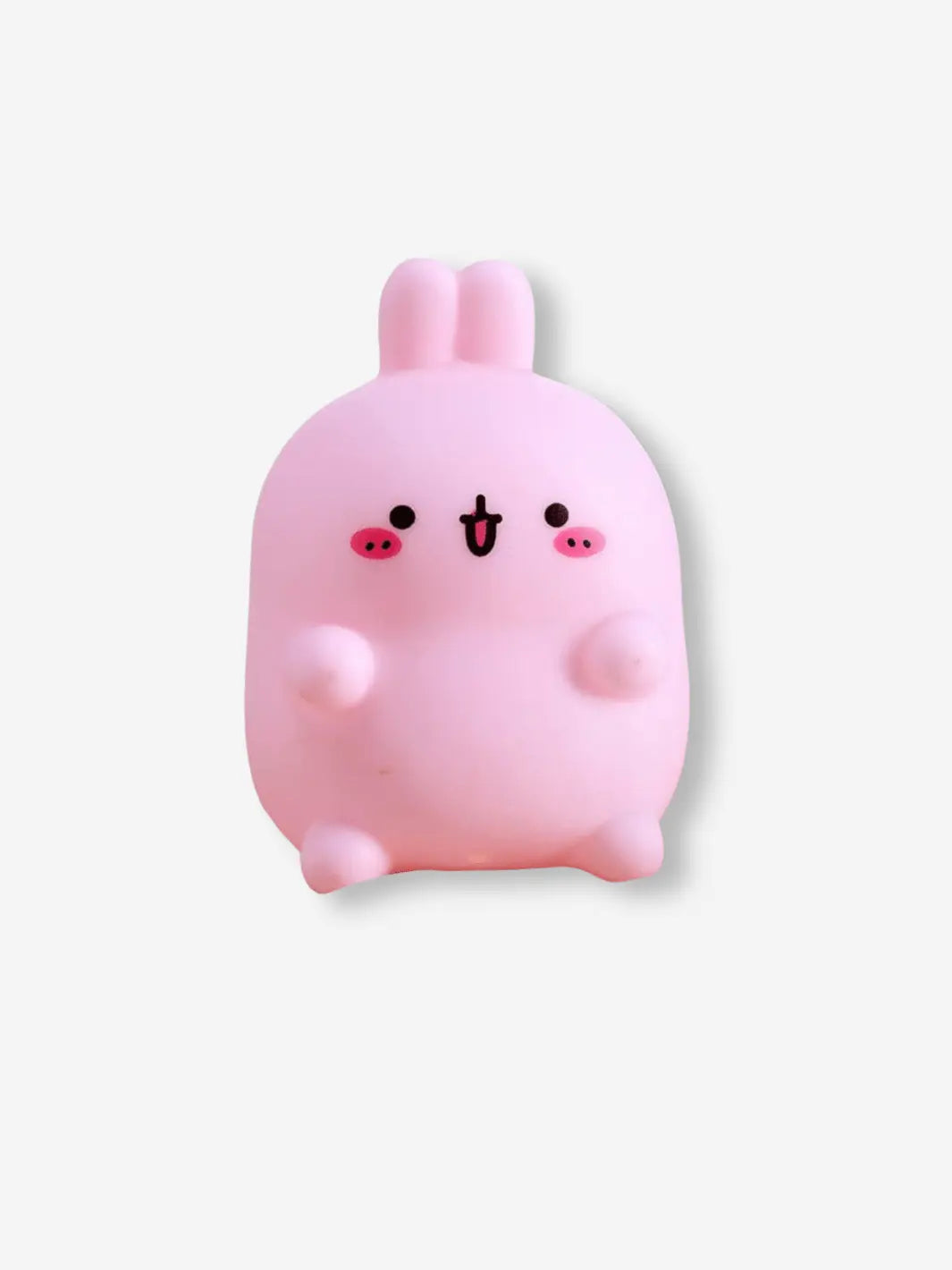 Lampe de chevet bébé en forme de lapin rose sans fil