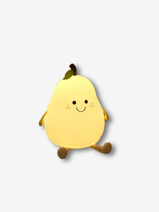 lampe de chevet bebe veilleuse en forme de poire mignonne qui sourie