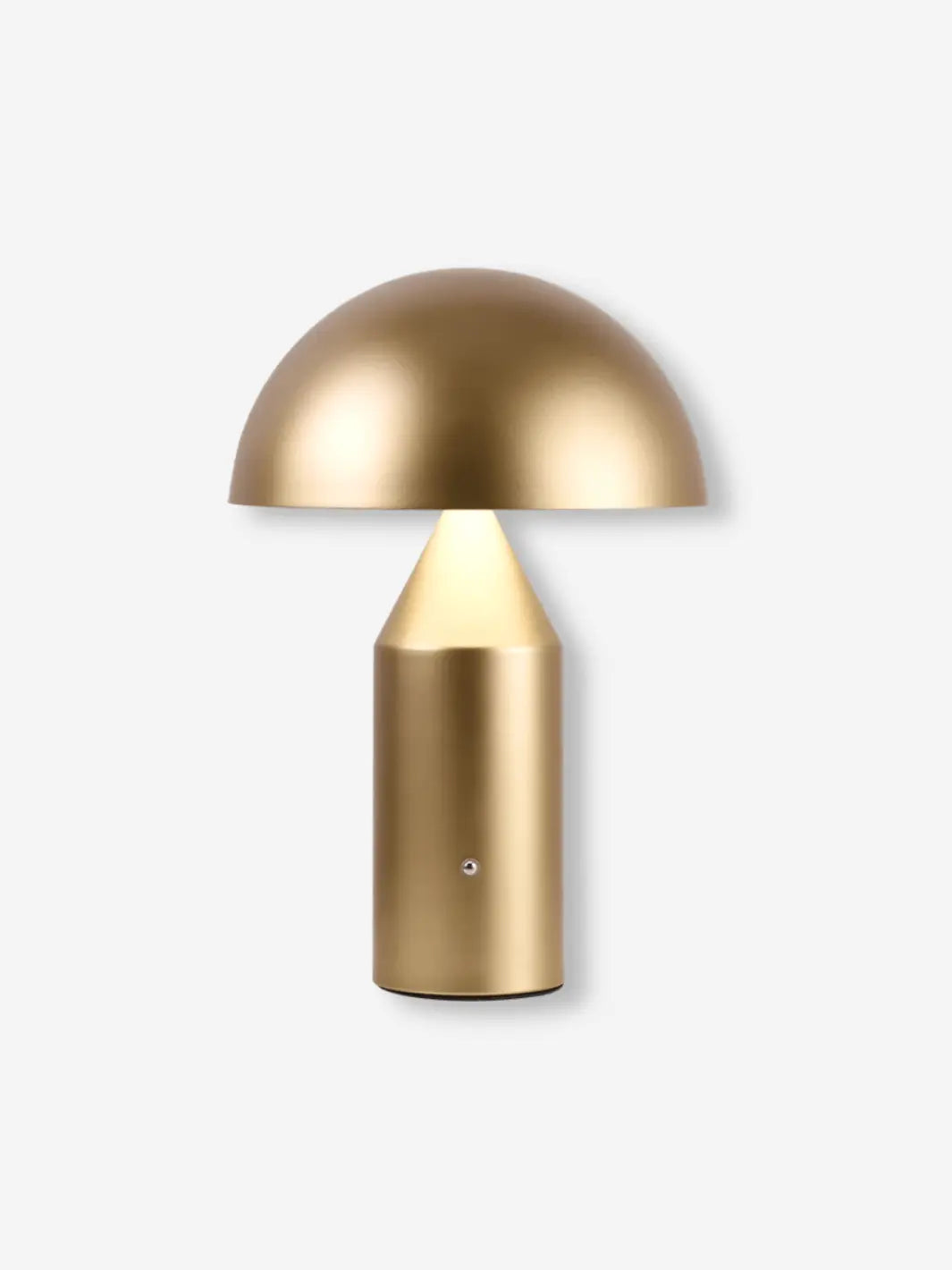 lampe de chevet champignon design luxe couleur doree moderne