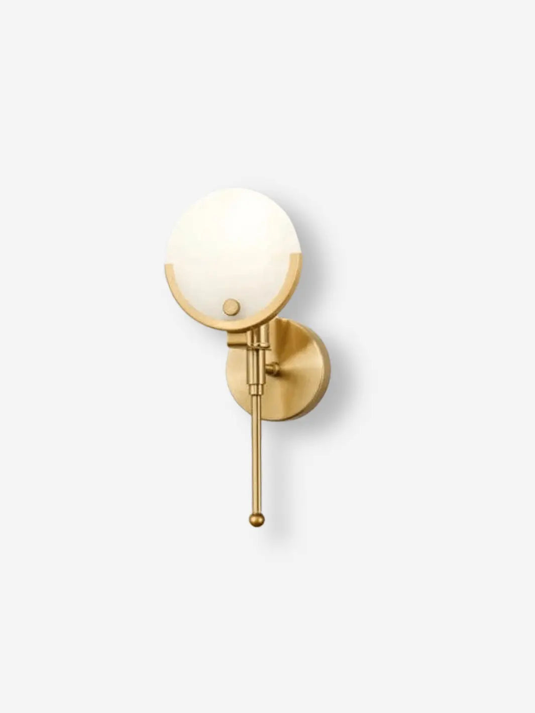 lampe de chevet murale moderne en marbre et or design