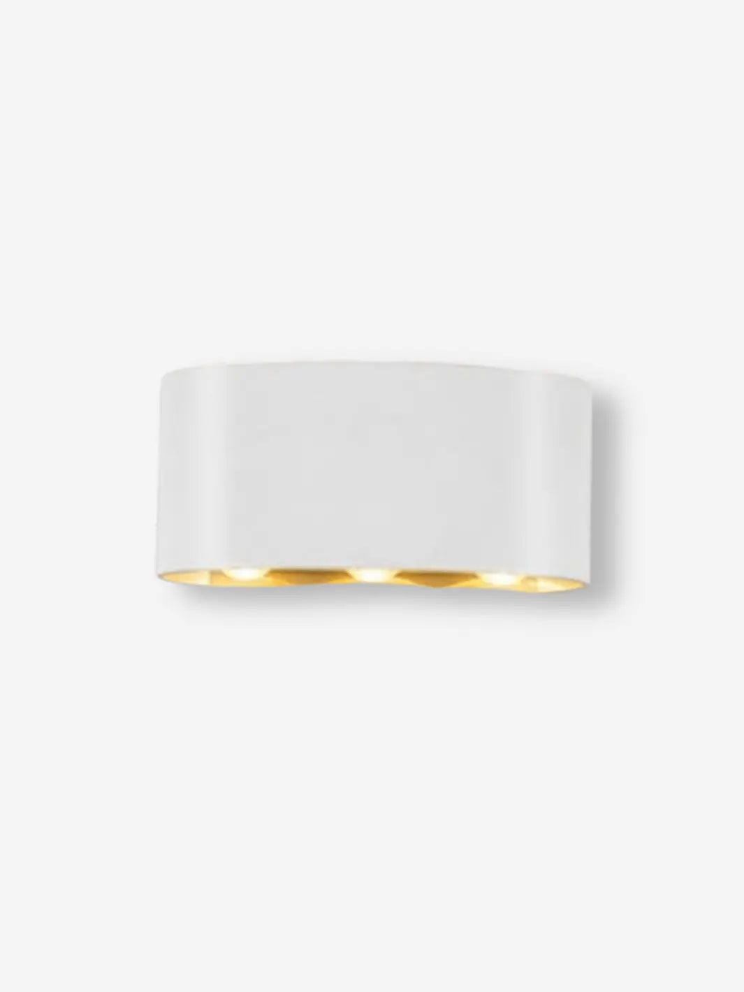 Lampe de chevet murale blanche en métal donnant un style moderne