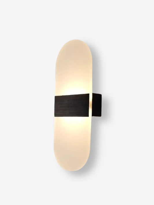 Lampe de chevet murale moderne de forme ovale