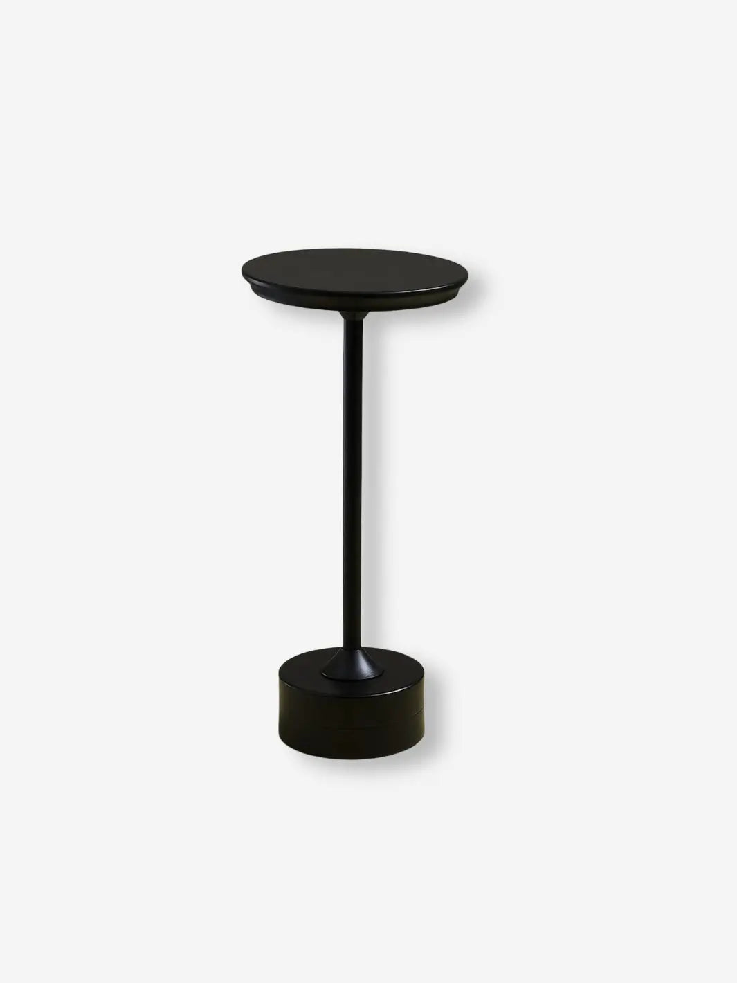 lampe de chevet metal rechargeable portable moderne noire