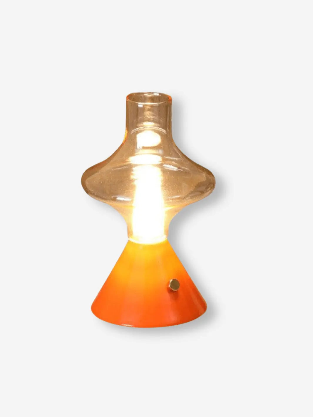 Lampe de chevet sans fil vintage orange