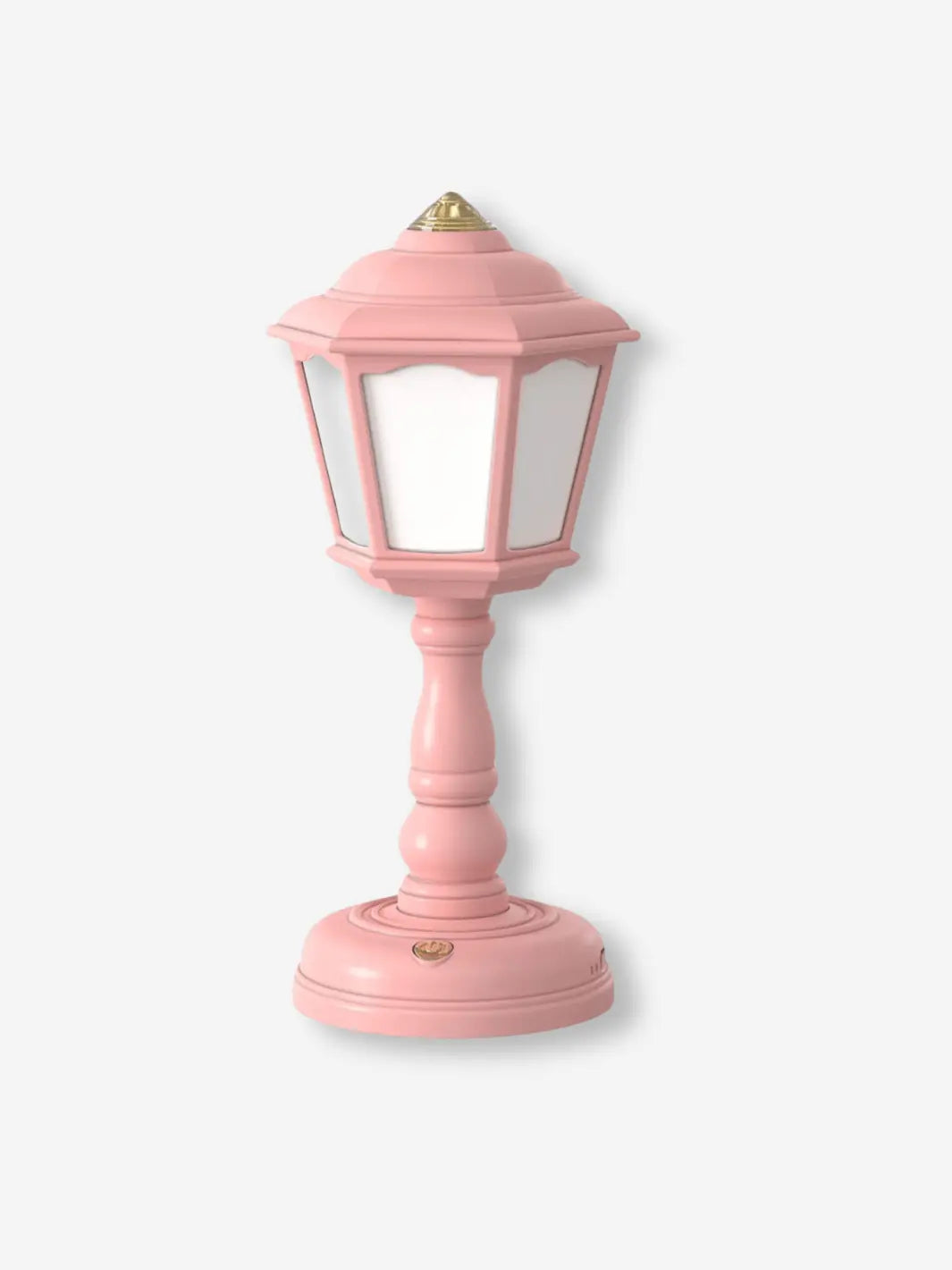Lampe de chevet usb sans fil de couleur rose en forme de lampadaire