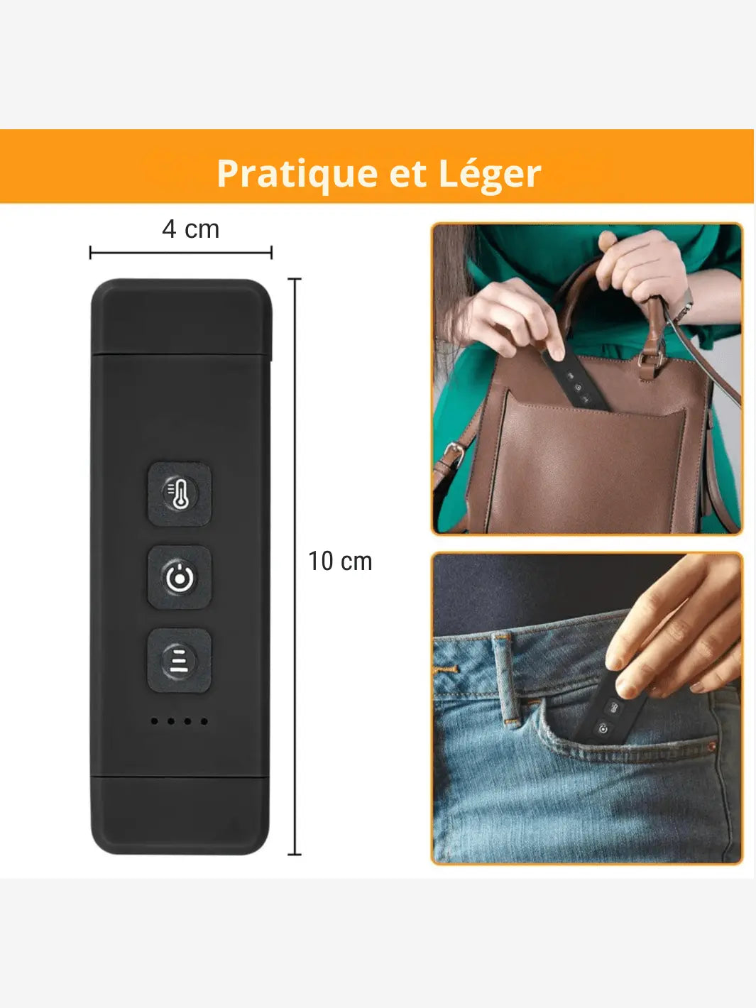 demonstration que la lampe de lecture luminabook est pratique car peut rentrer n importe ou et legere 